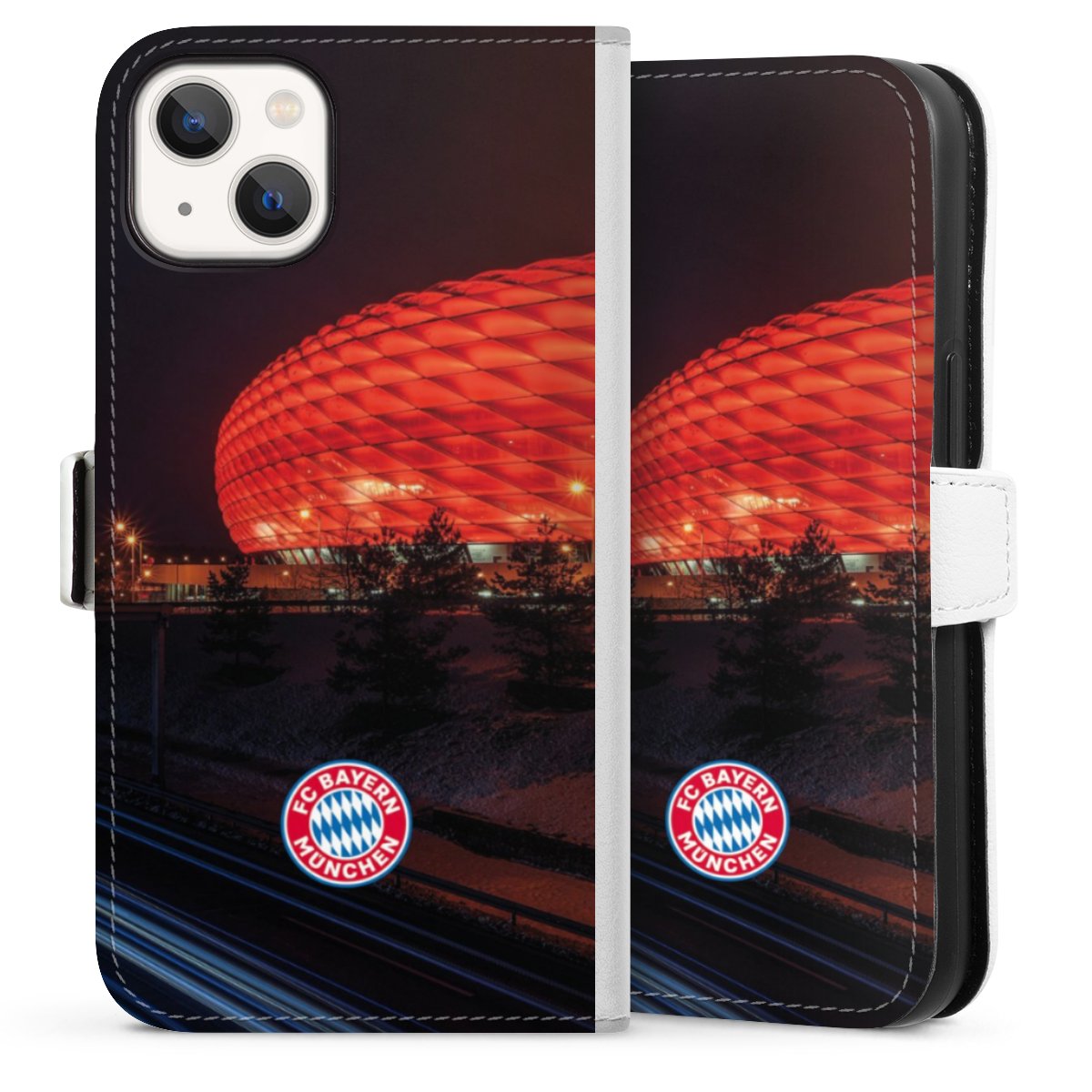 Allianz Arena bei Nacht FCB