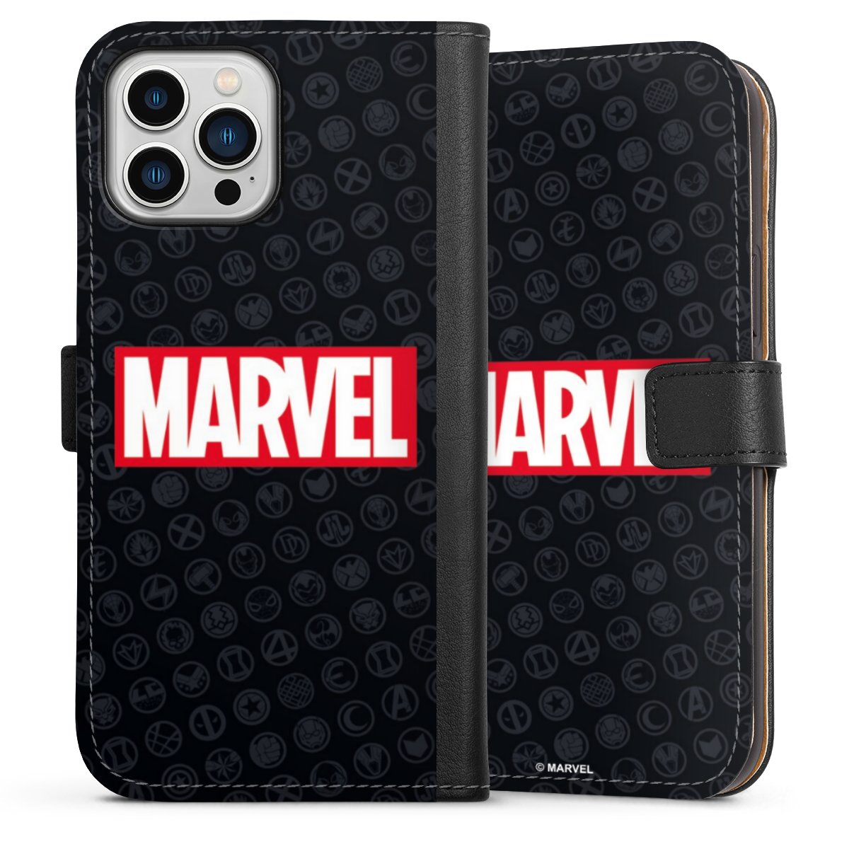 Marvel Logo Black Red 