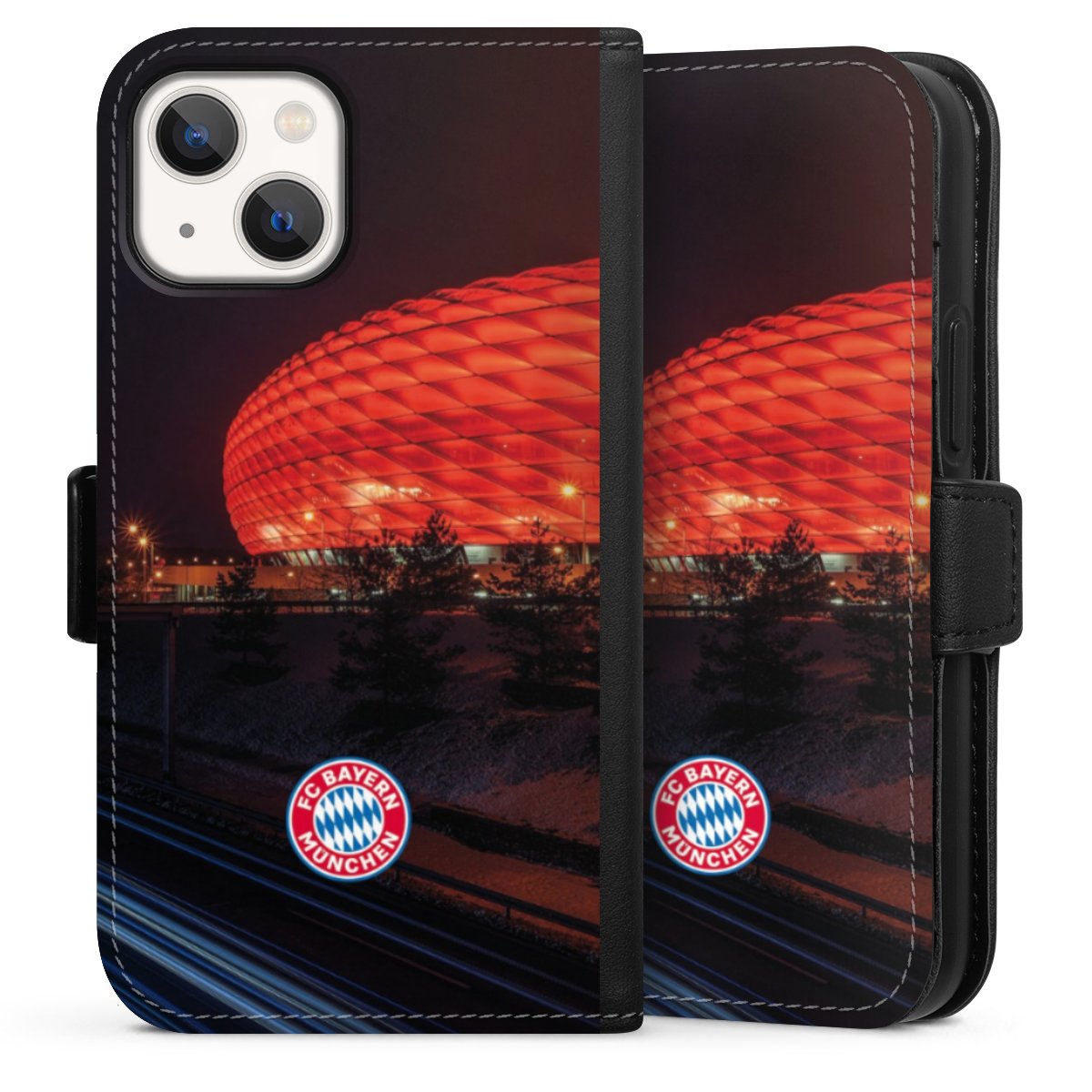 Allianz Arena bei Nacht FCB