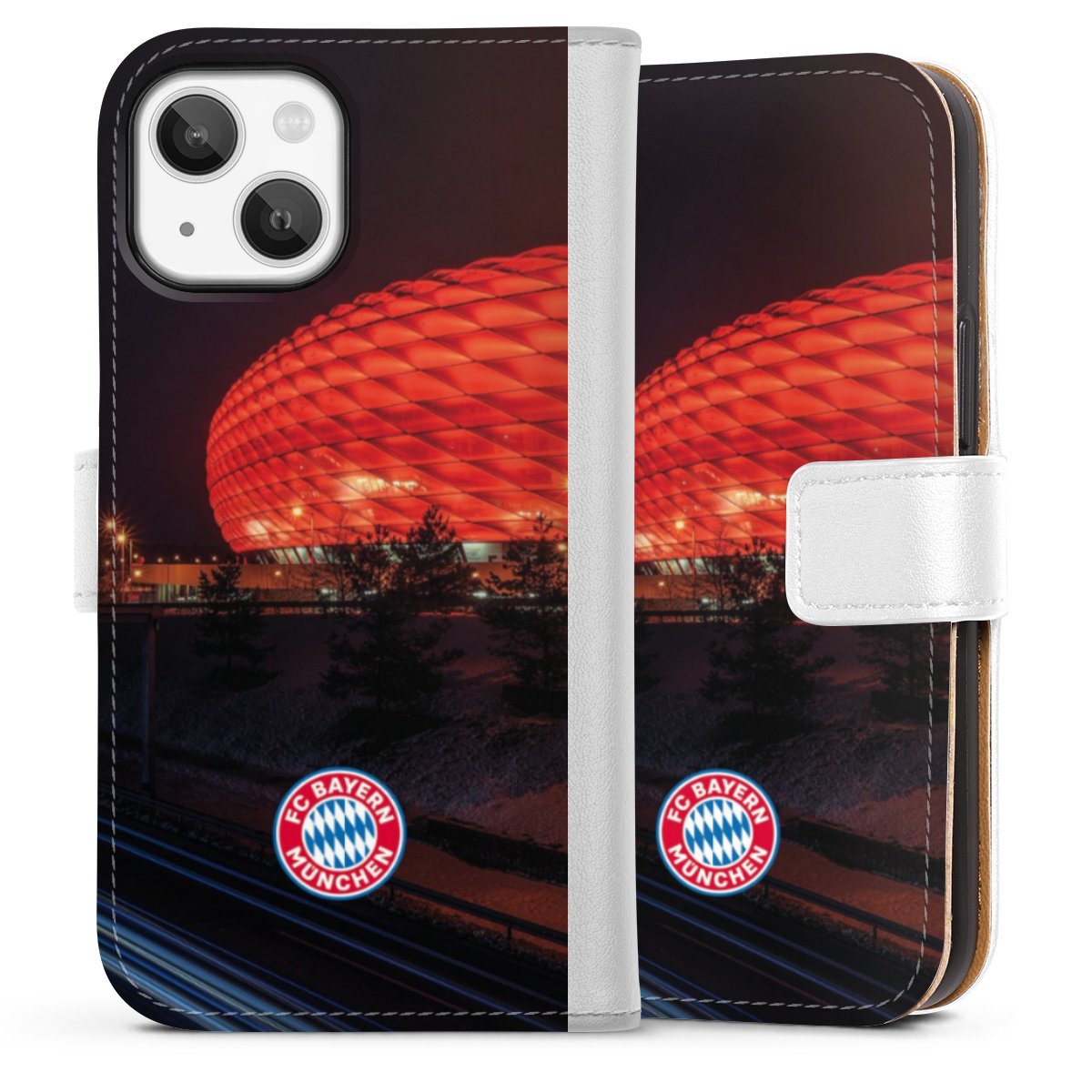 Allianz Arena bei Nacht FCB