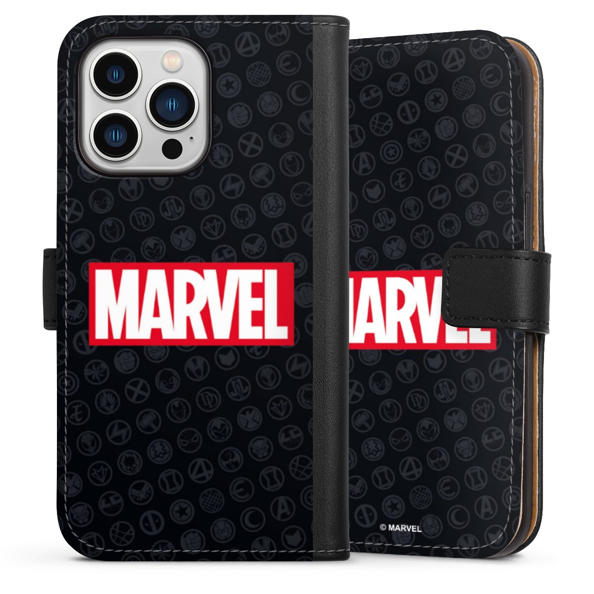 Marvel Logo Black Red 