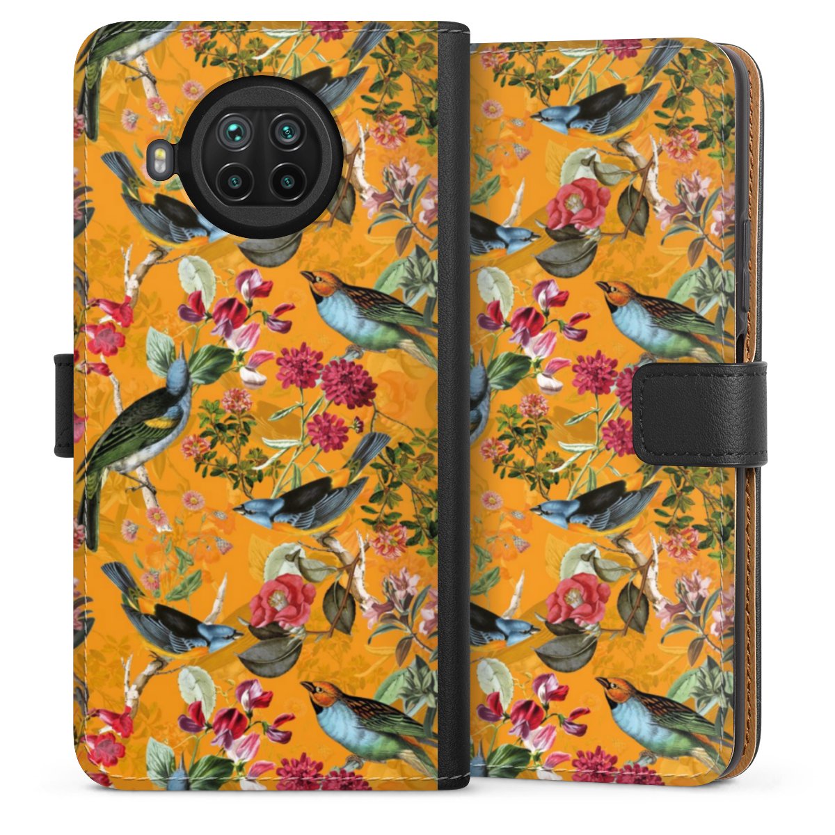 Vogels Bloemen Behang