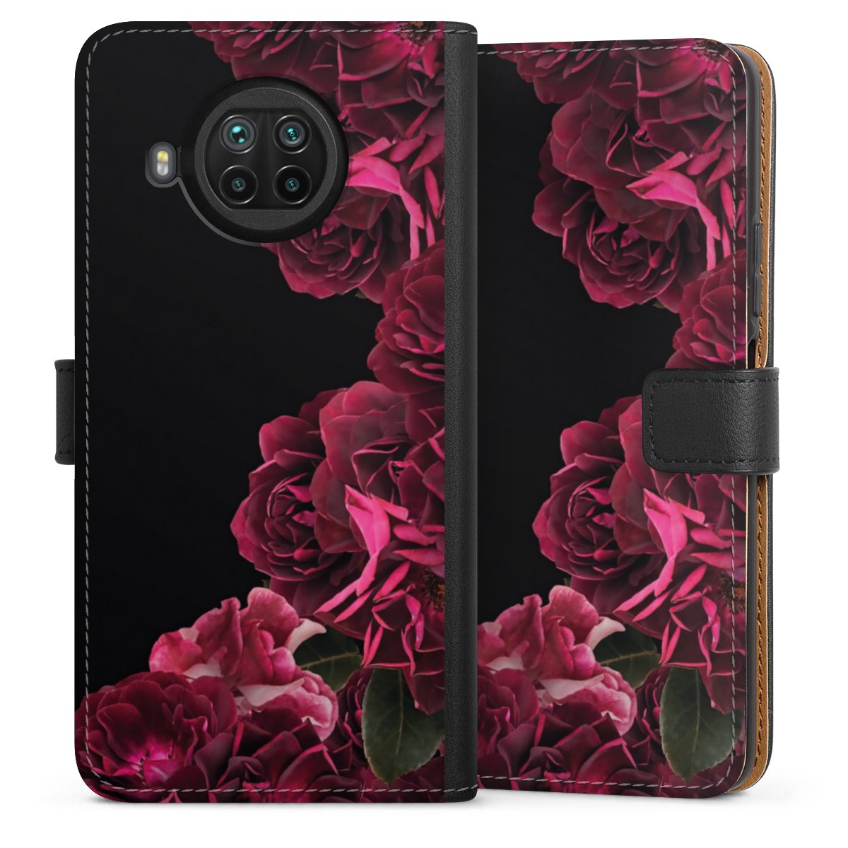 Rose vintage su nero