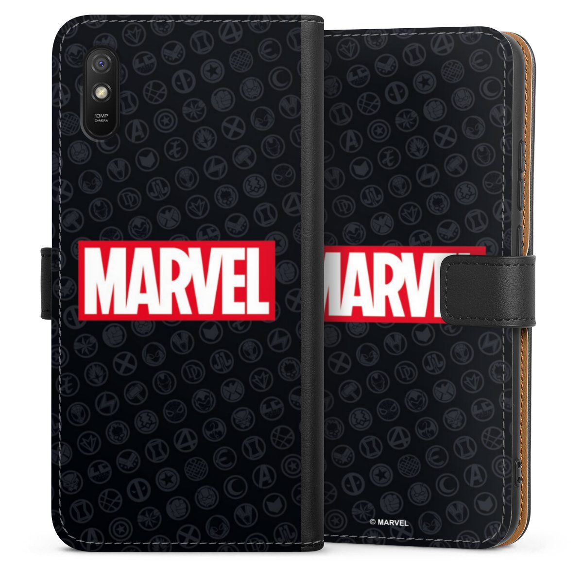 Marvel Logo Black Red 