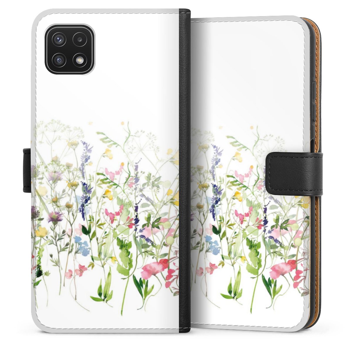 Fleurs de prairie printanières colorées
