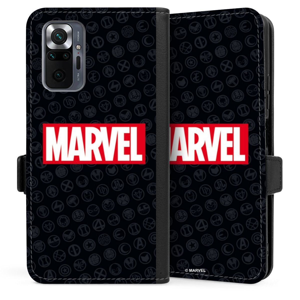 Marvel Logo Black Red 