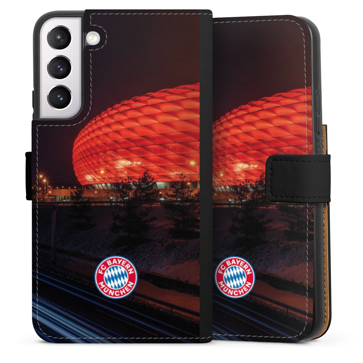 Allianz Arena bei Nacht FCB