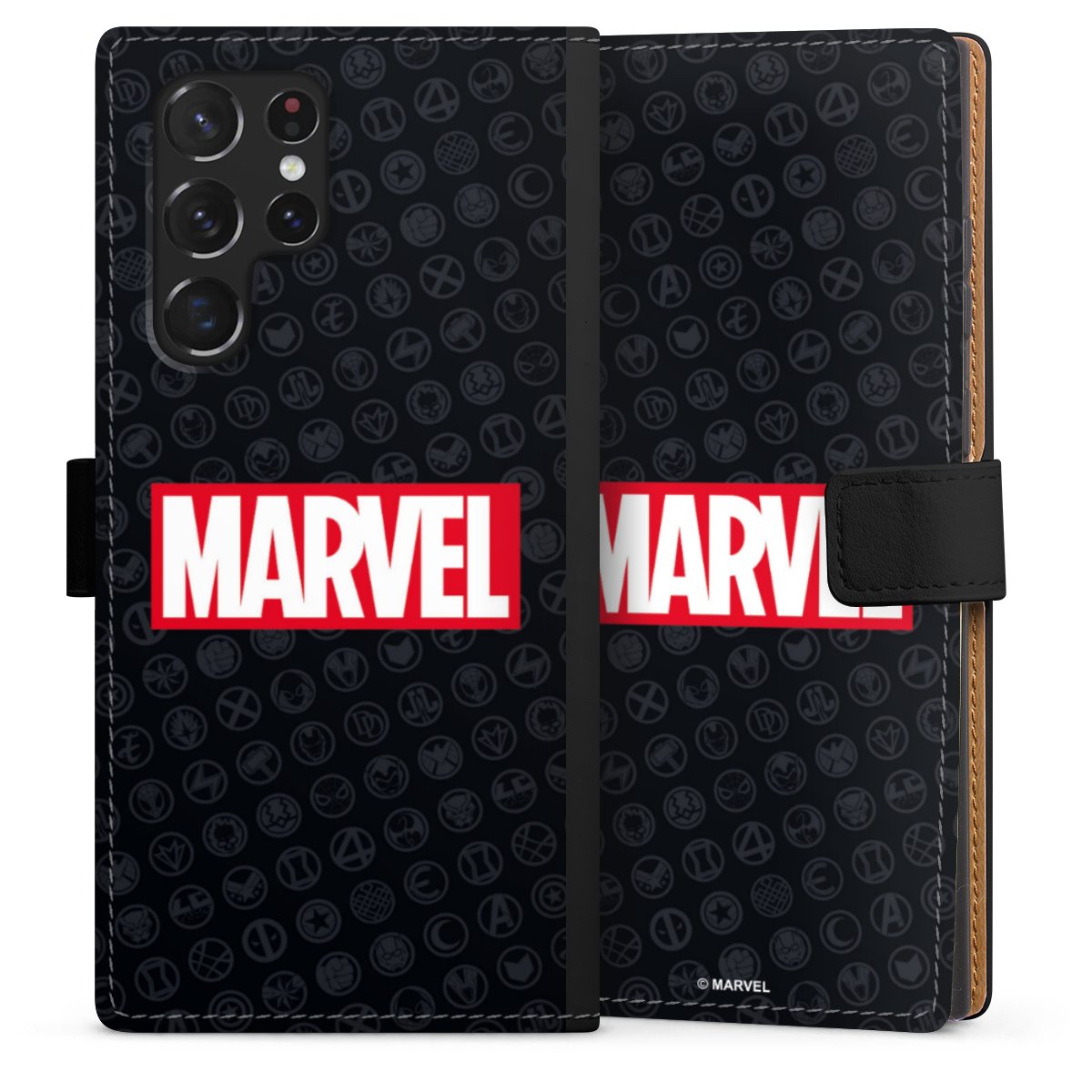 Marvel Logo Black Red 