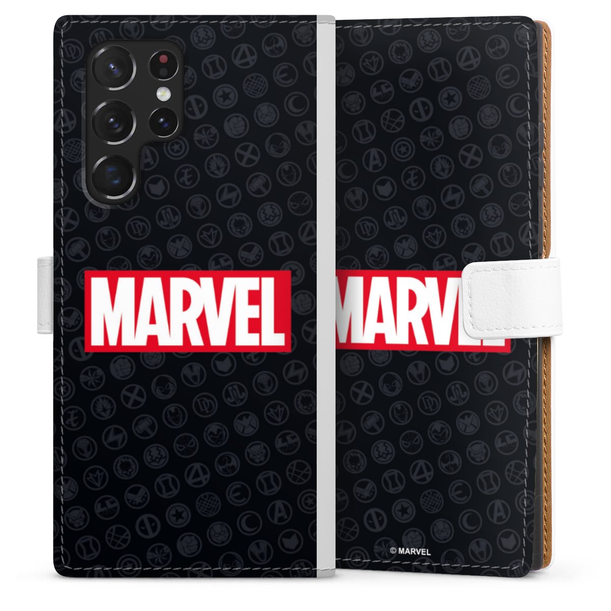 Marvel Logo Black Red 
