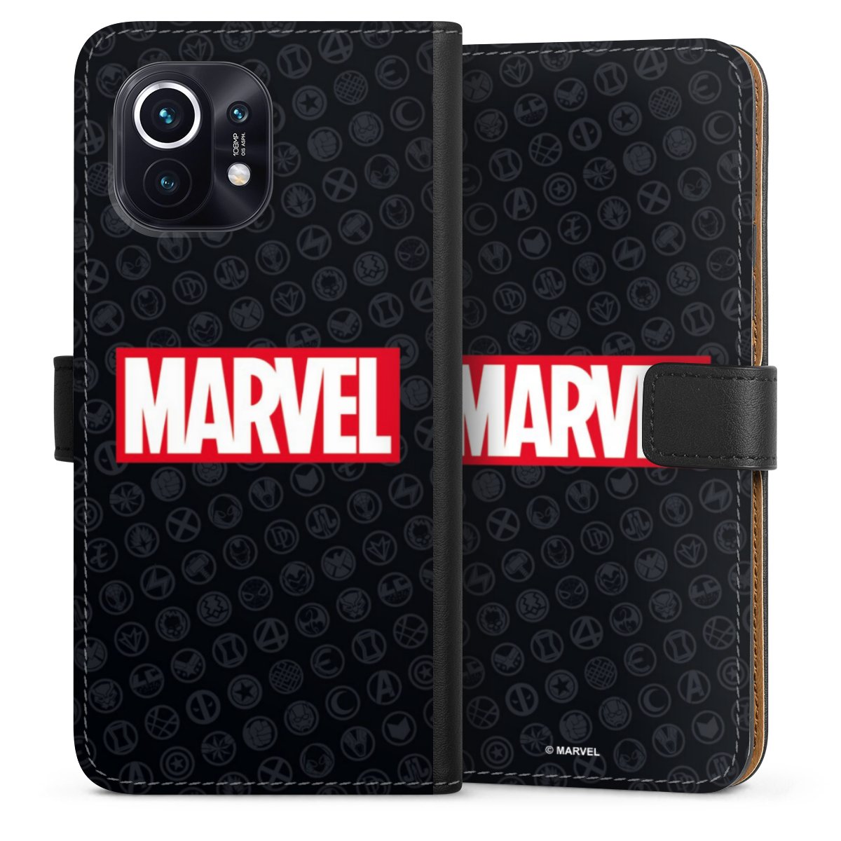 Marvel Logo Black Red 