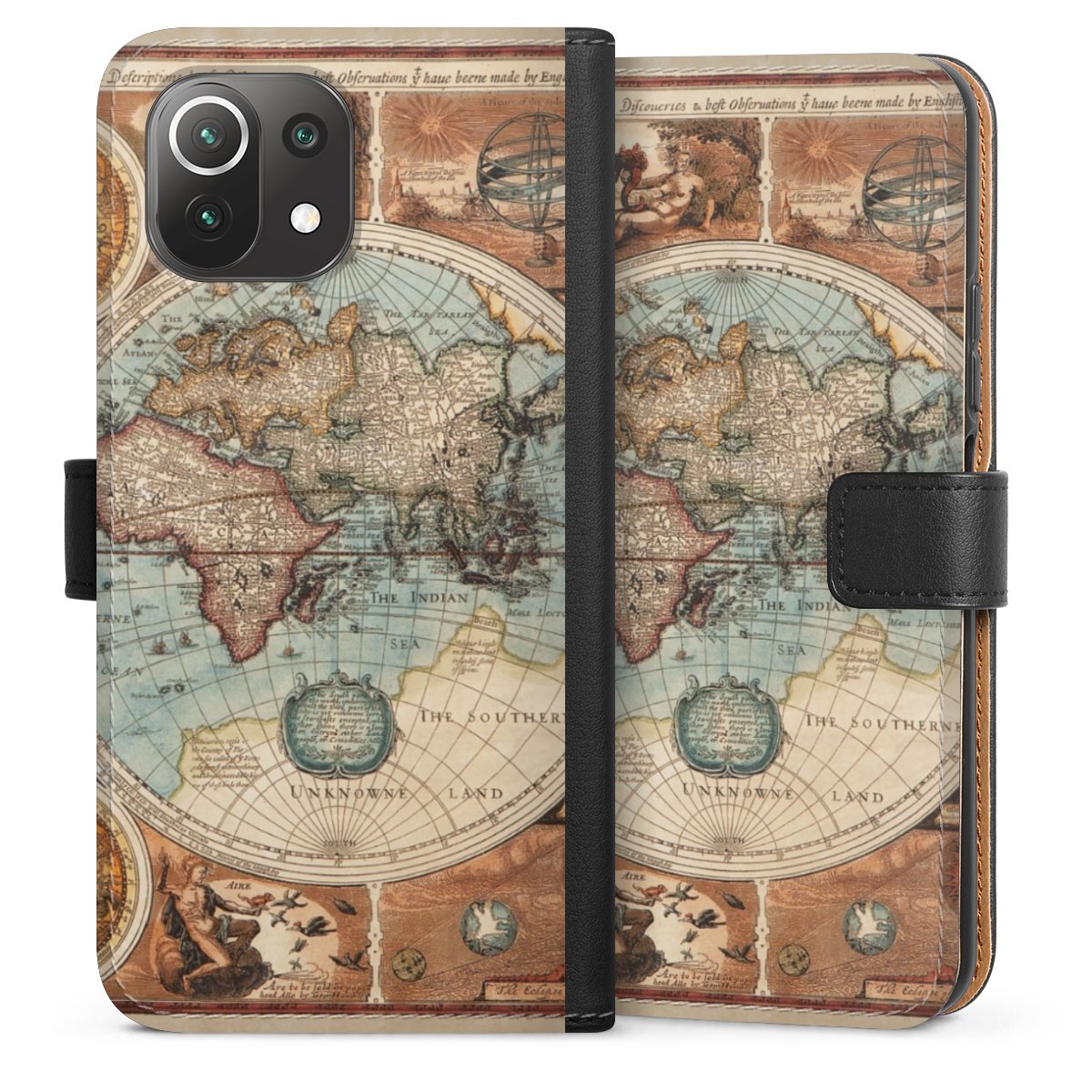 Mappa del mondo vintage