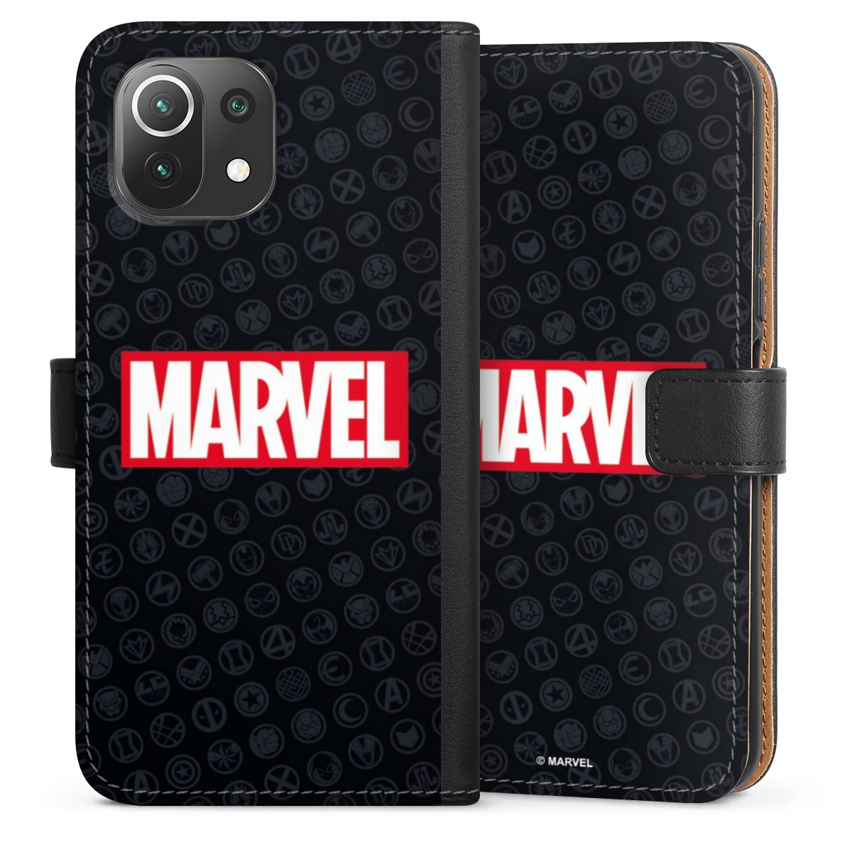 Marvel Logo Black Red 