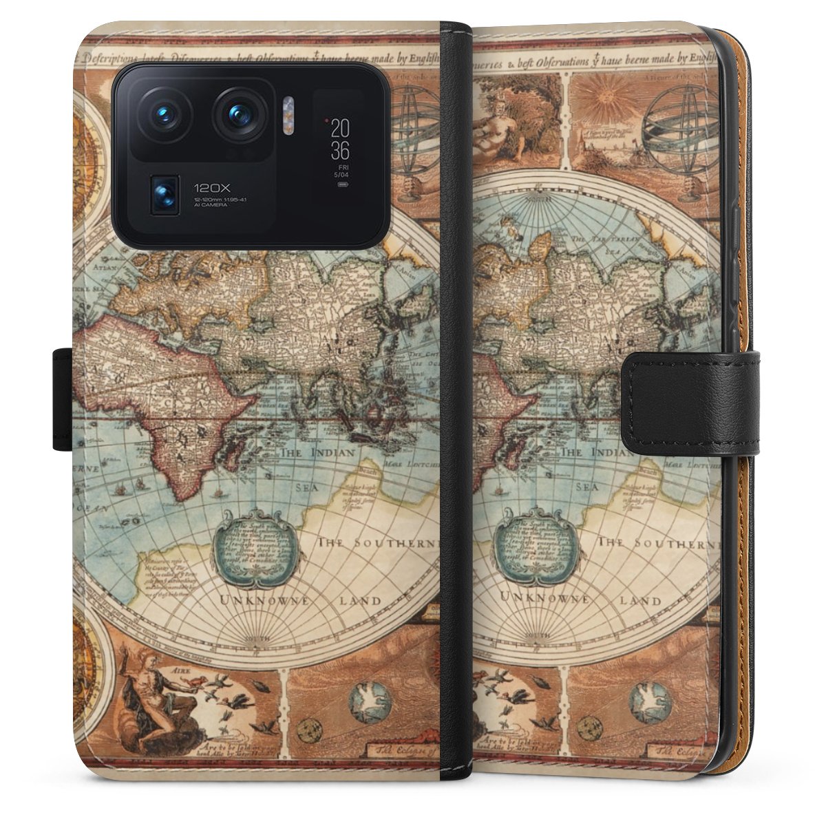 Mappa del mondo vintage