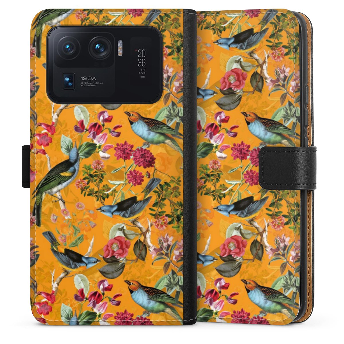Vogels Bloemen Behang