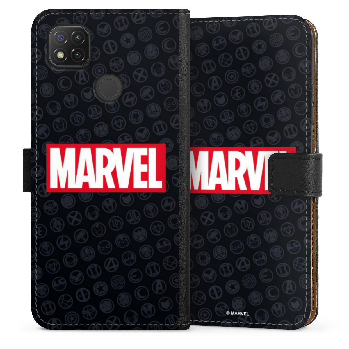 Marvel Logo Black Red 