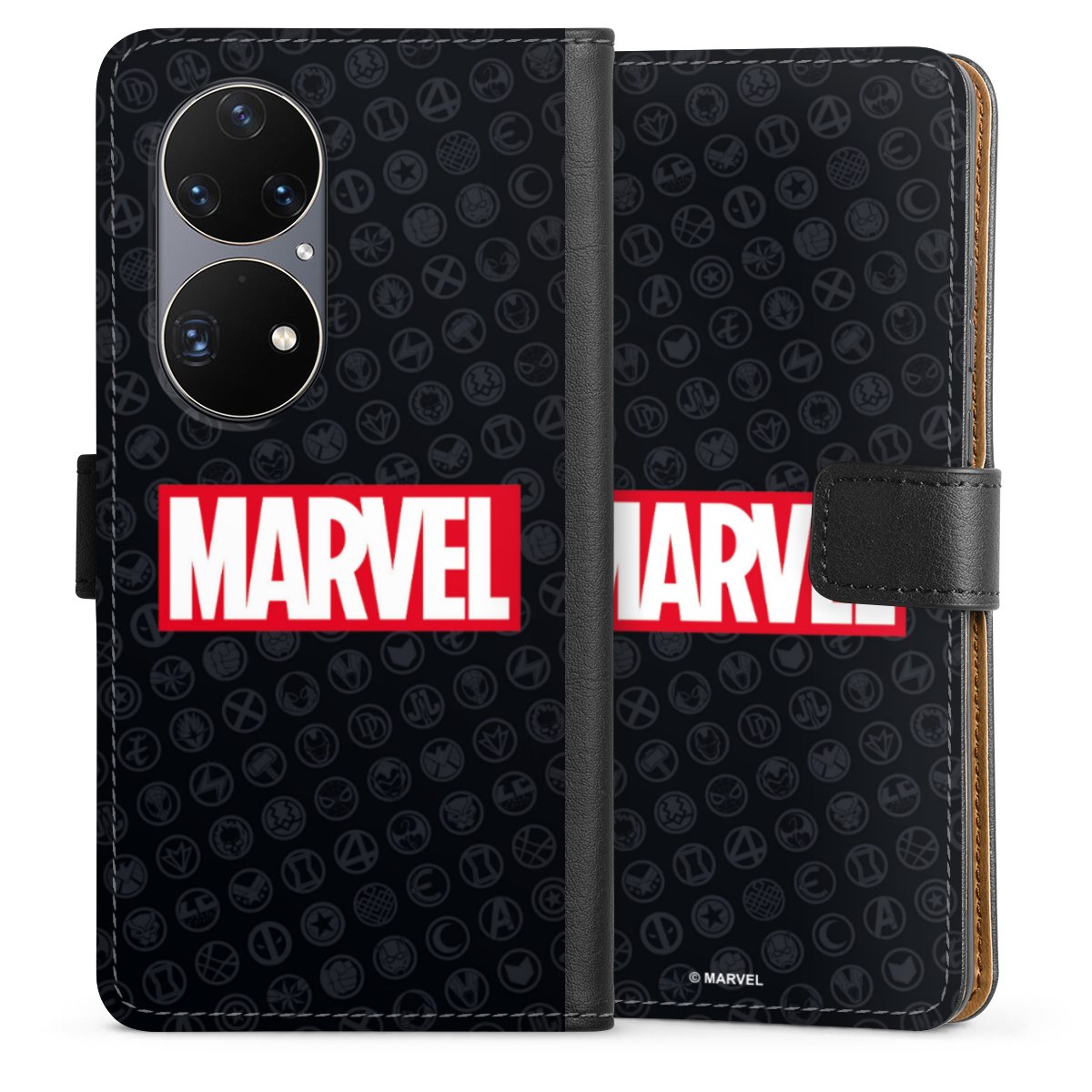 Marvel Logo Black Red 