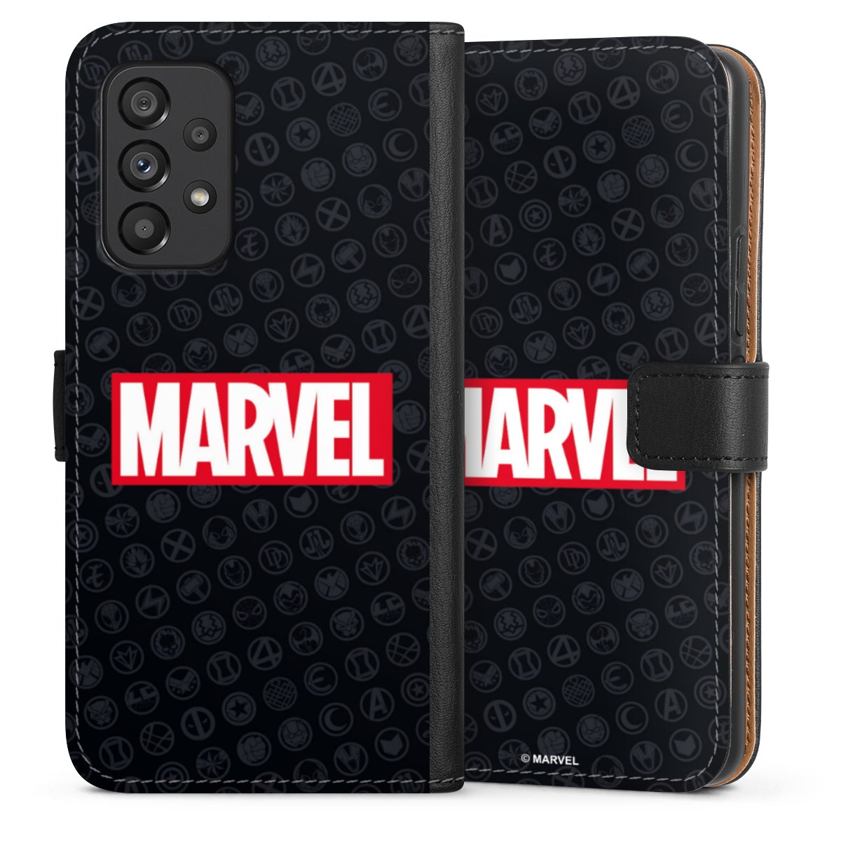 Marvel Logo Black Red 