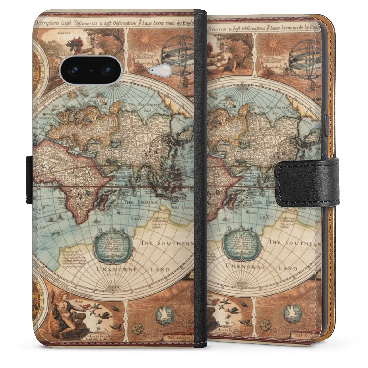 Mappa del mondo vintage