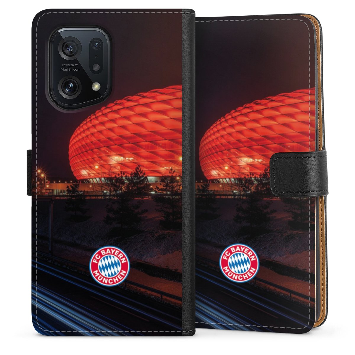 Allianz Arena bei Nacht FCB