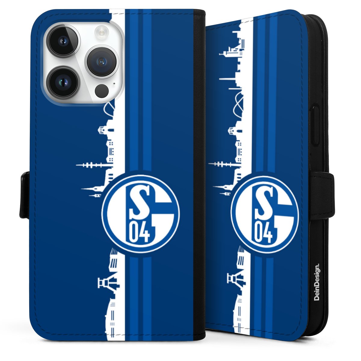 Schalke 04 Skyline Blau