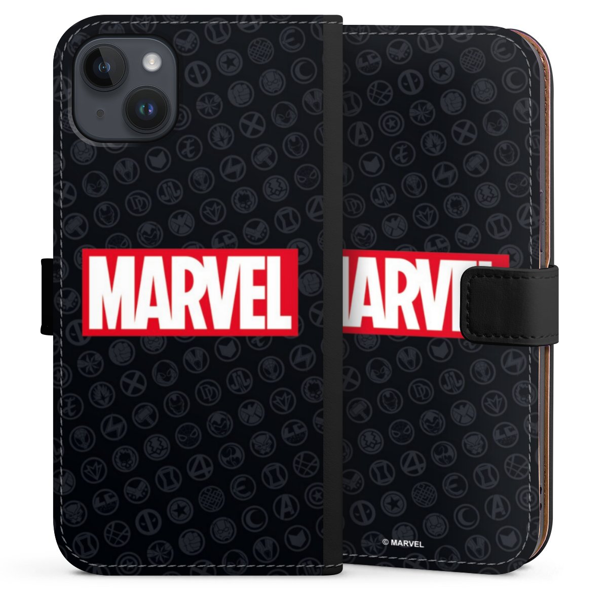 Marvel Logo Black Red 