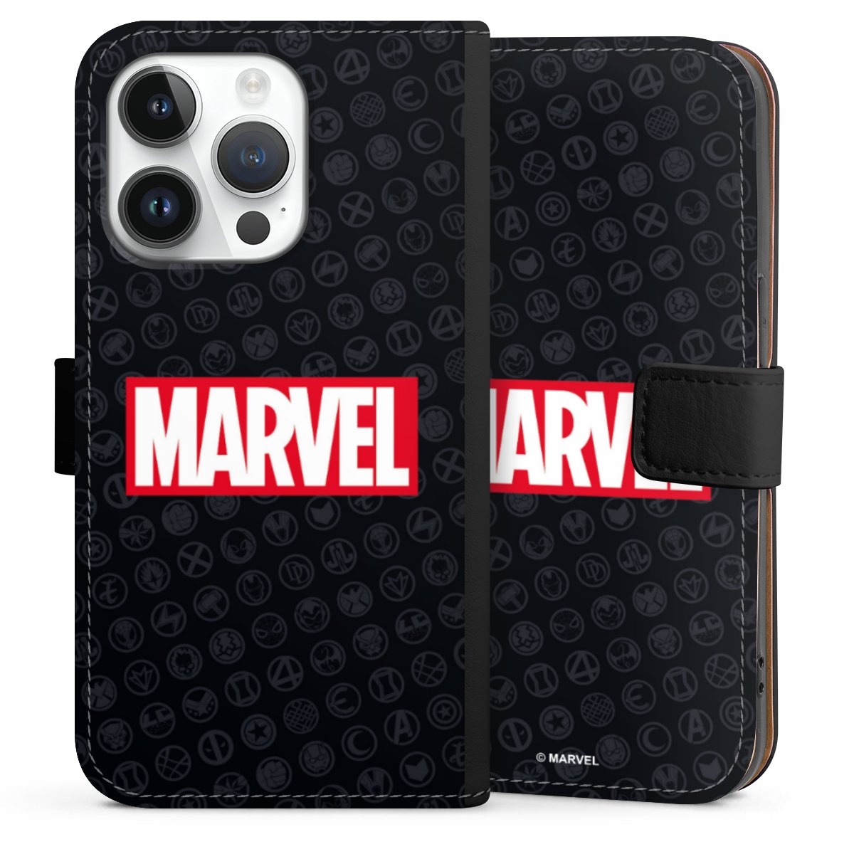 Marvel Logo Black Red 