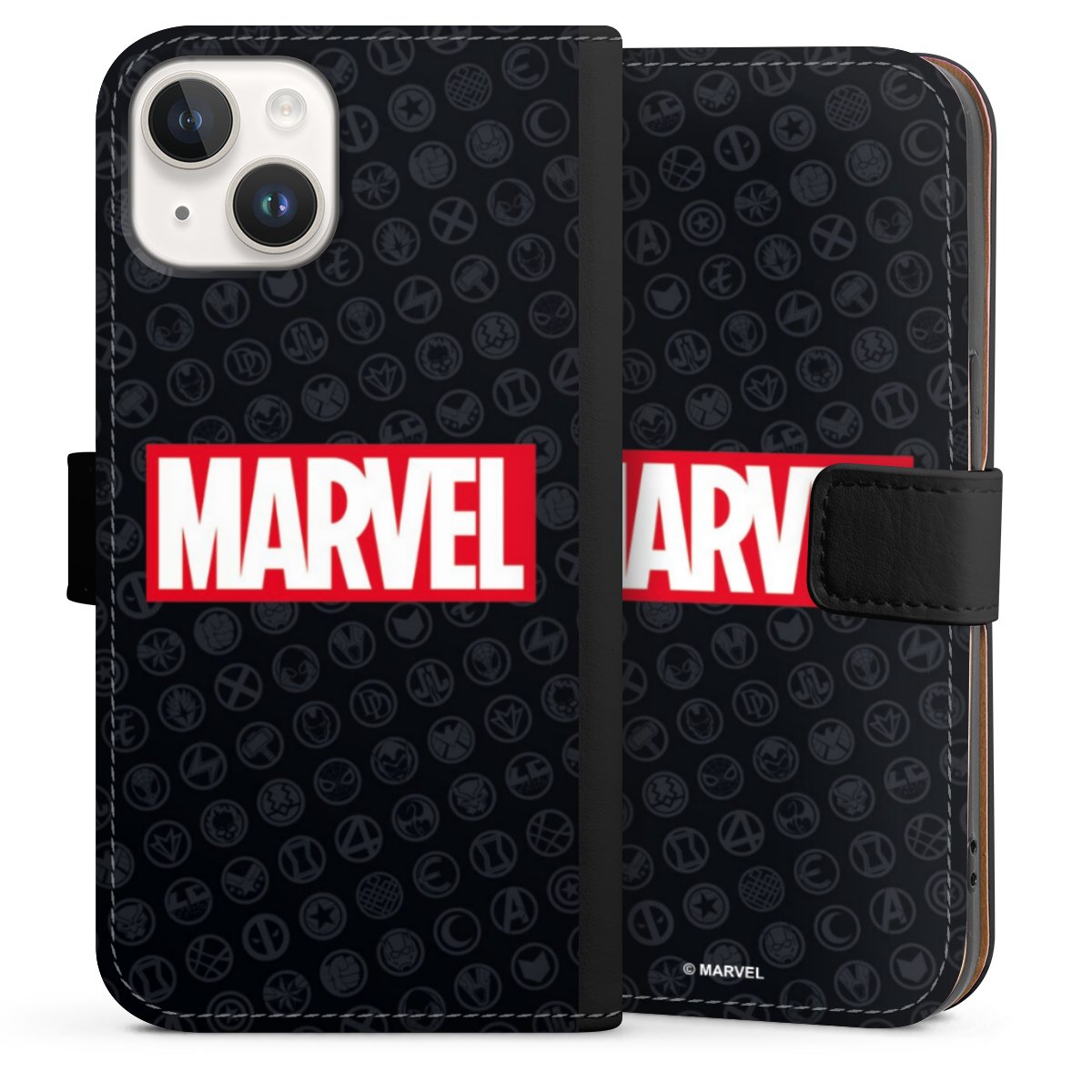 Marvel Logo Black Red 