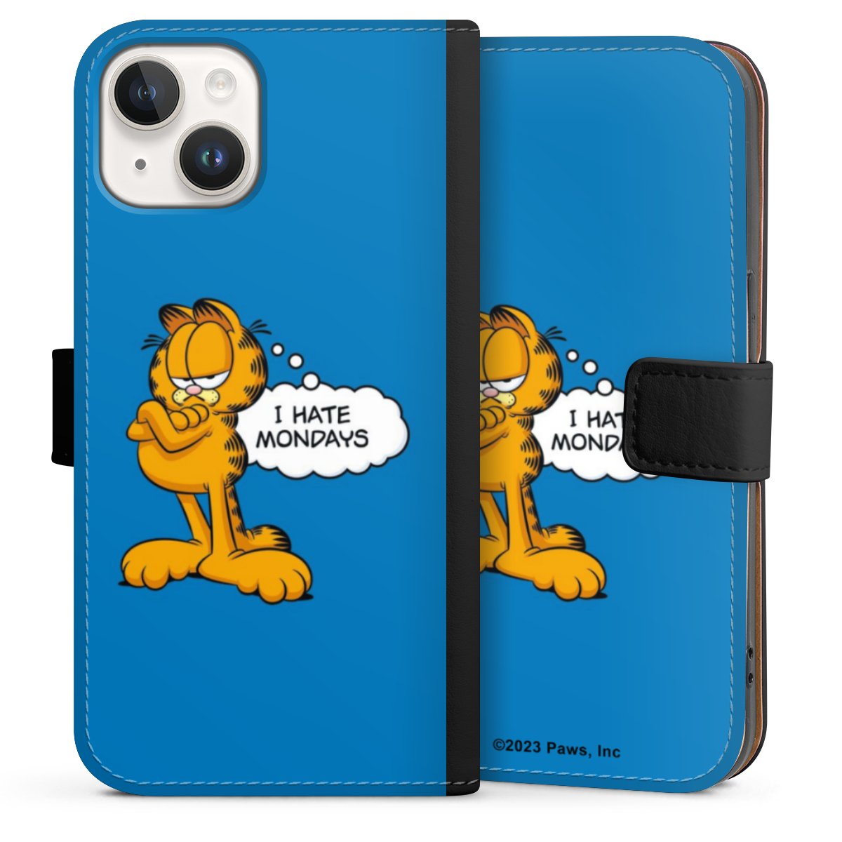 Garfield Ik haat maandagen blauw