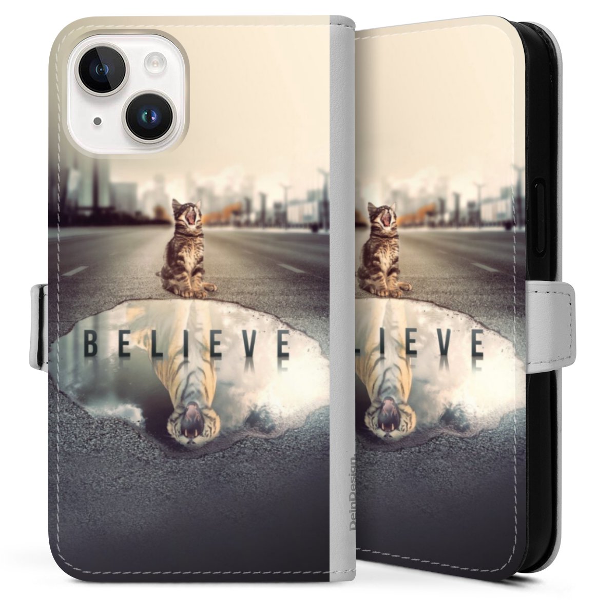 Coque avec languette