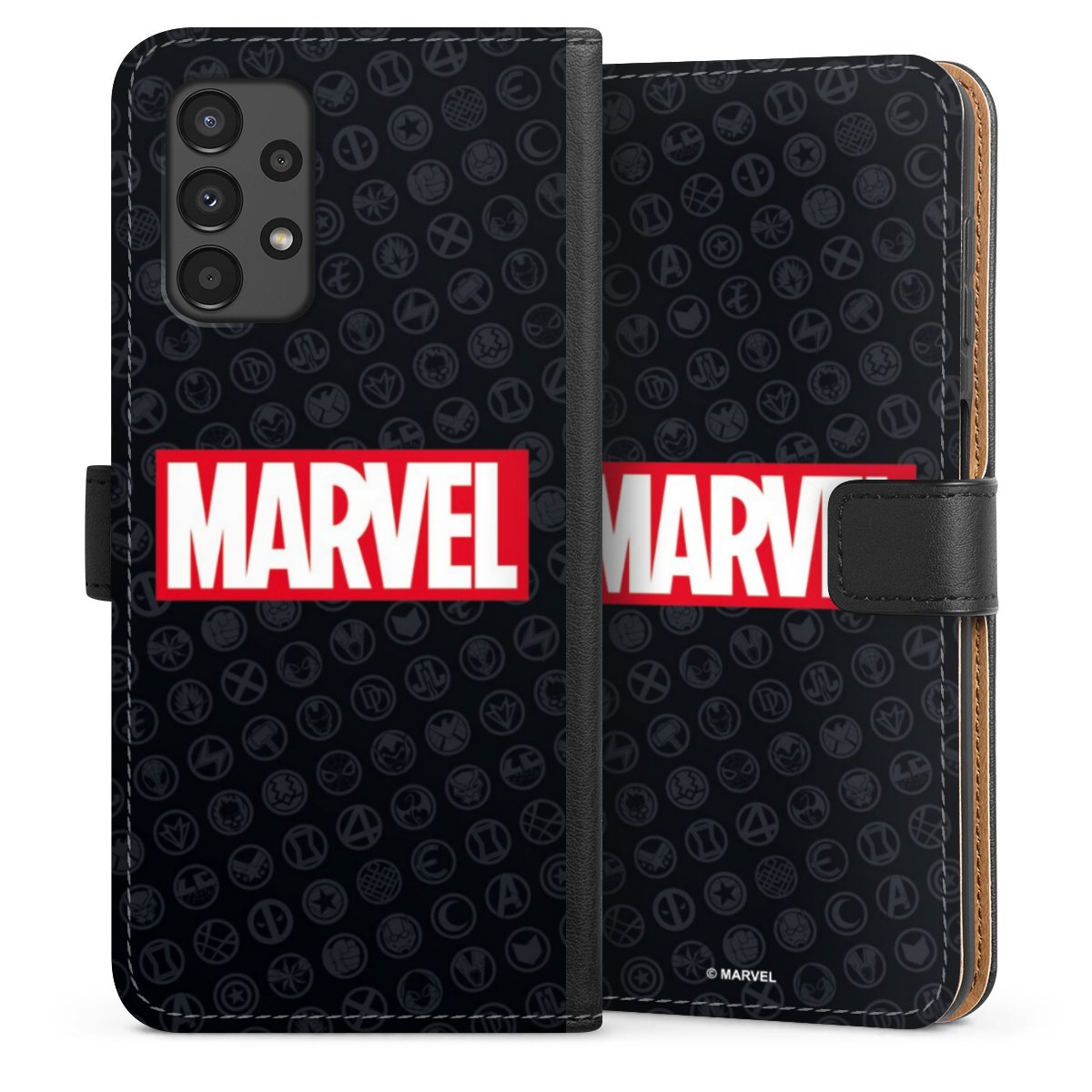 Marvel Logo Black Red 