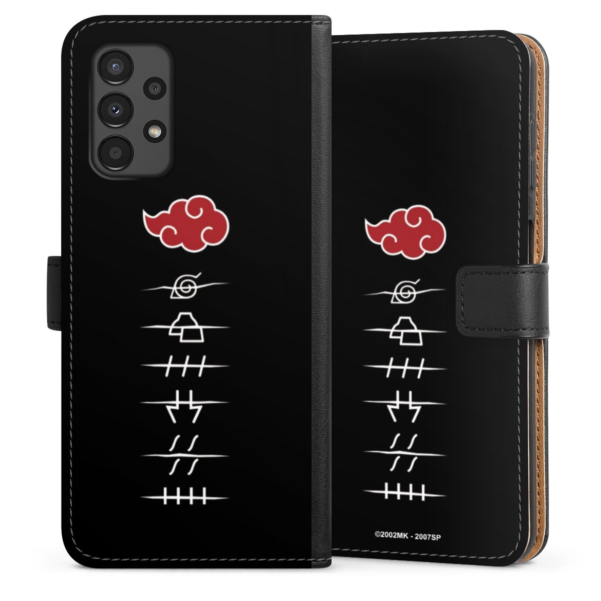Symboles des membres de l'Akatsuki noirs