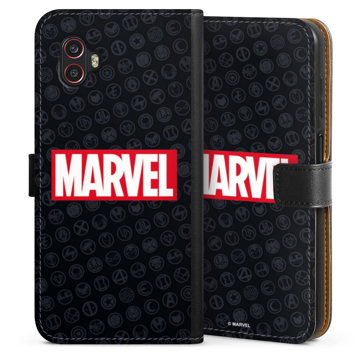 Marvel Logo Black Red 