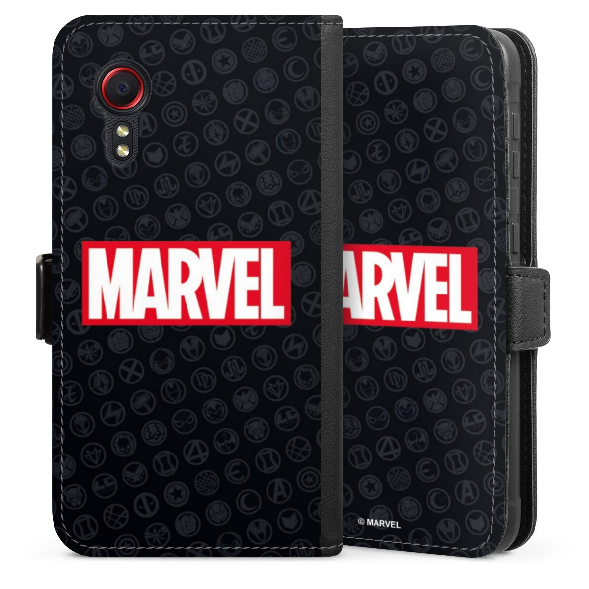 Marvel Logo Black Red 