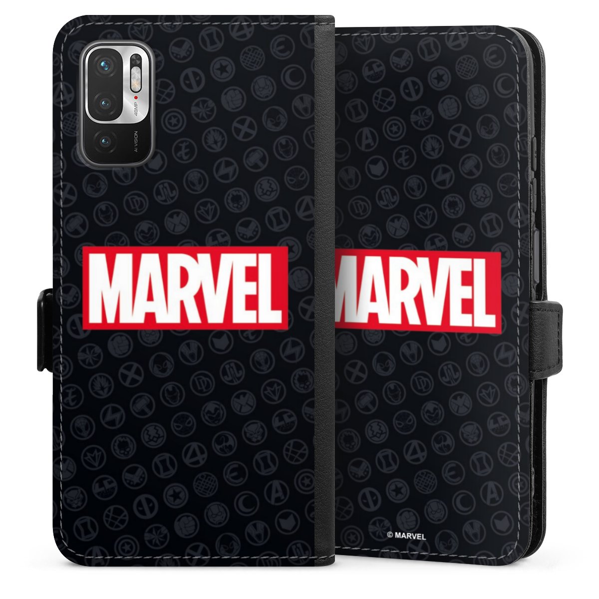 Marvel Logo Black Red 