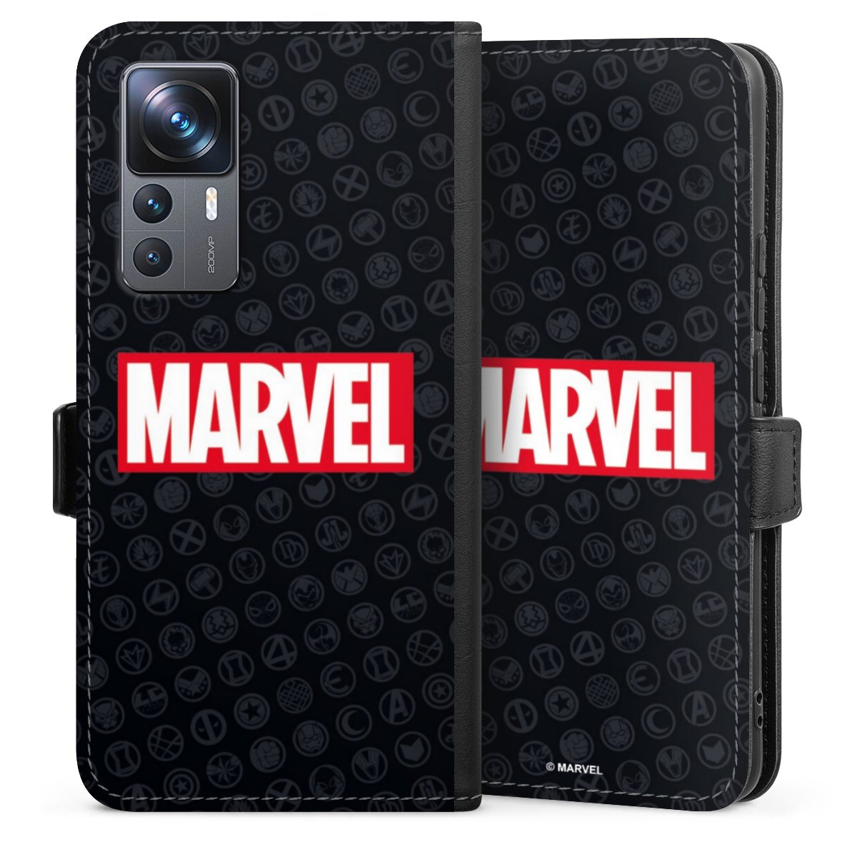 Marvel Logo Black Red 