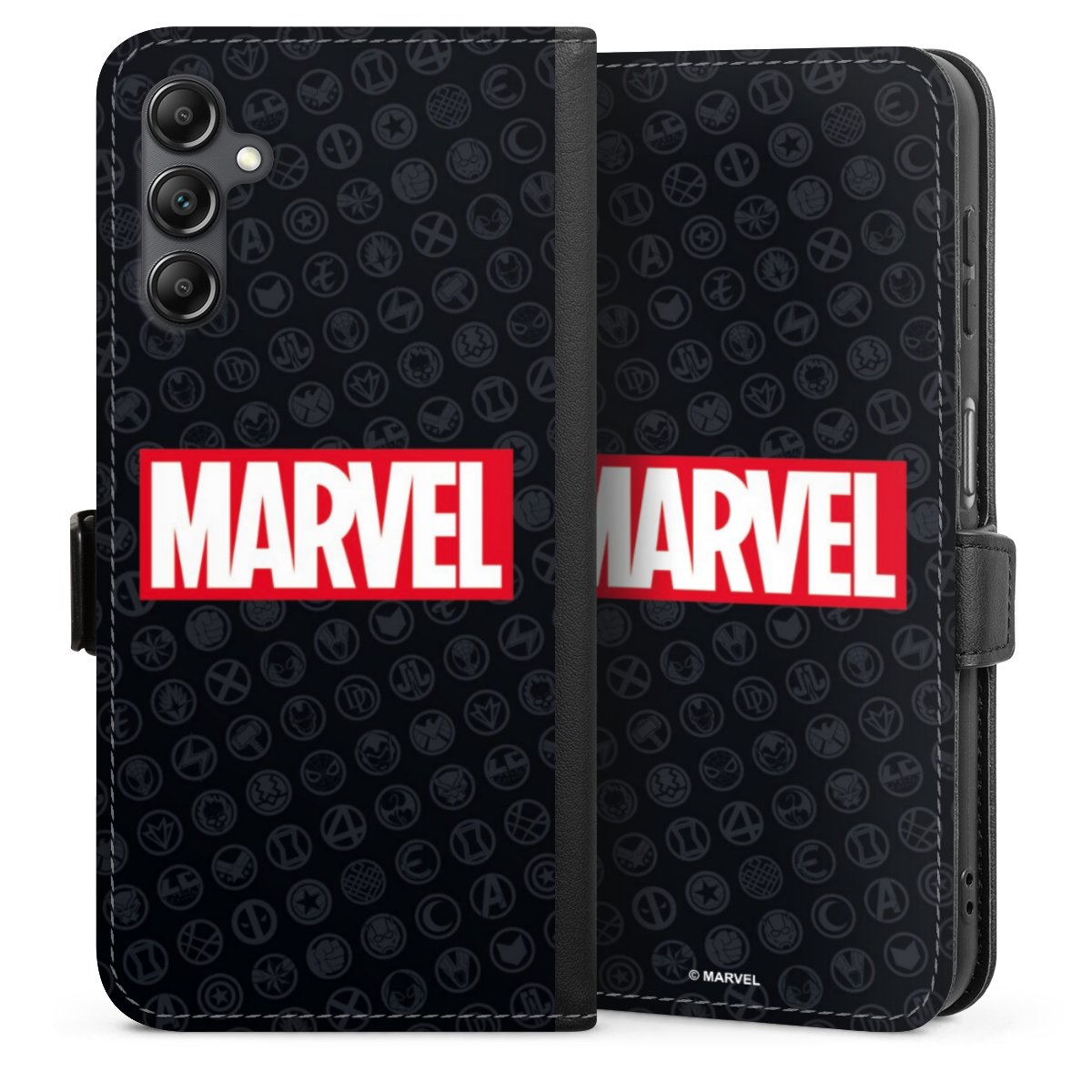 Marvel Logo Black Red 