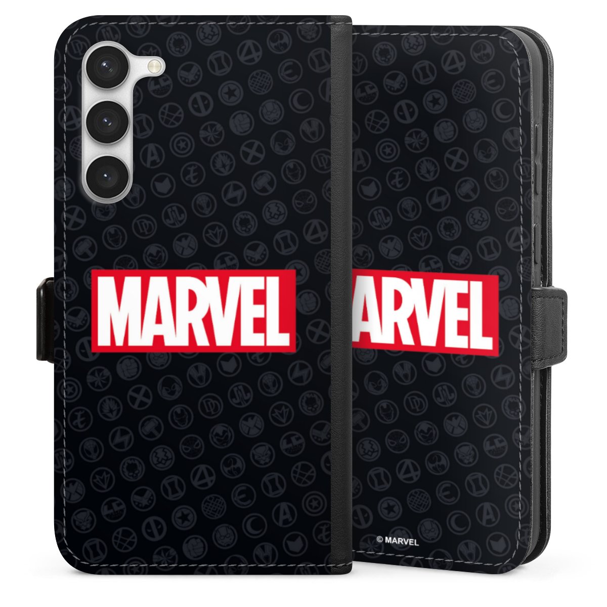 Marvel Logo Black Red 