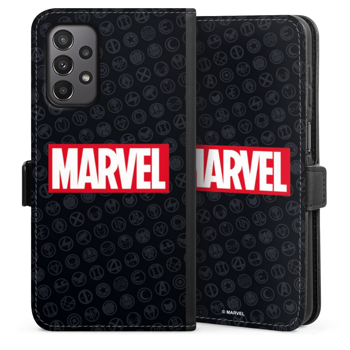 Marvel Logo Black Red 