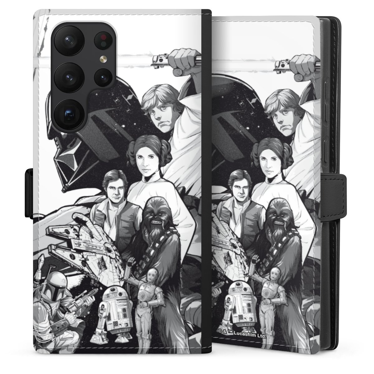 Sideflip hoesje met flap