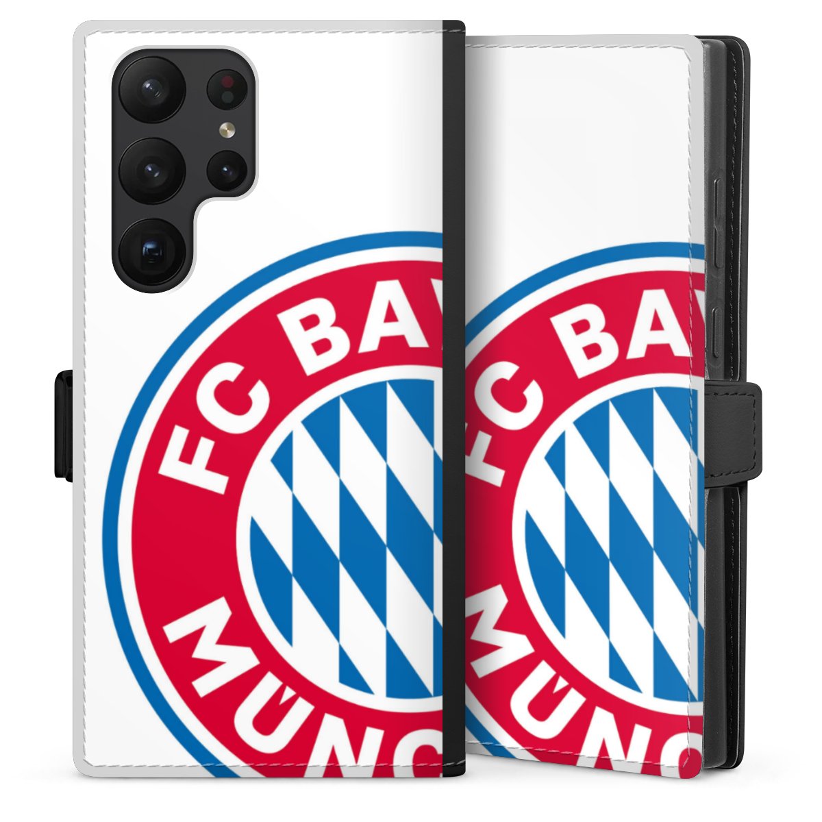 Großes FCB Logo Weiß