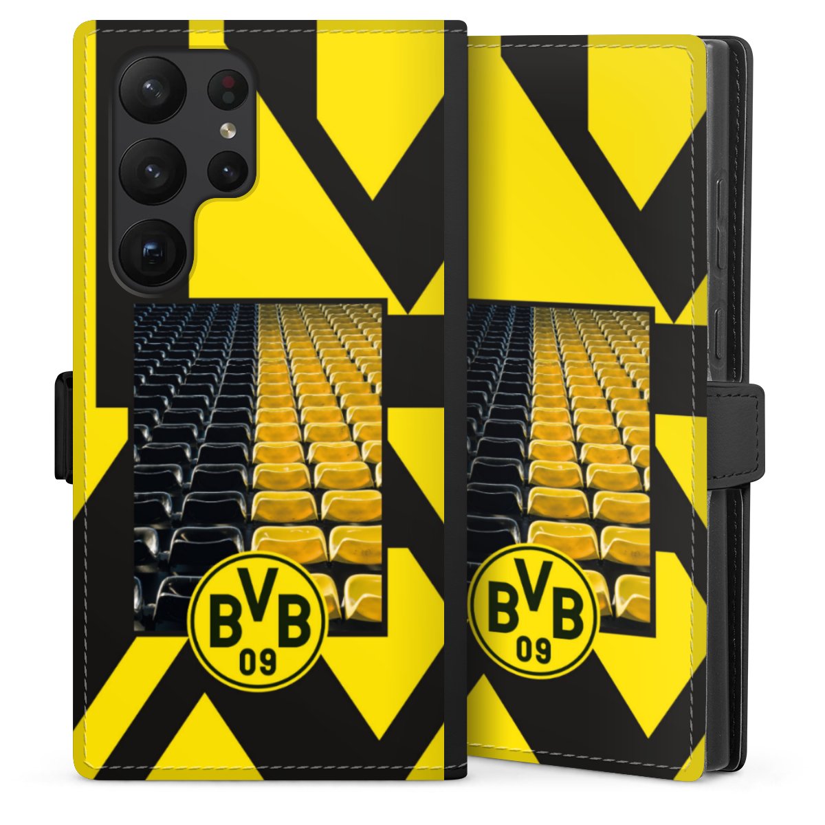 BVB Tribüne Schwarz Gelb