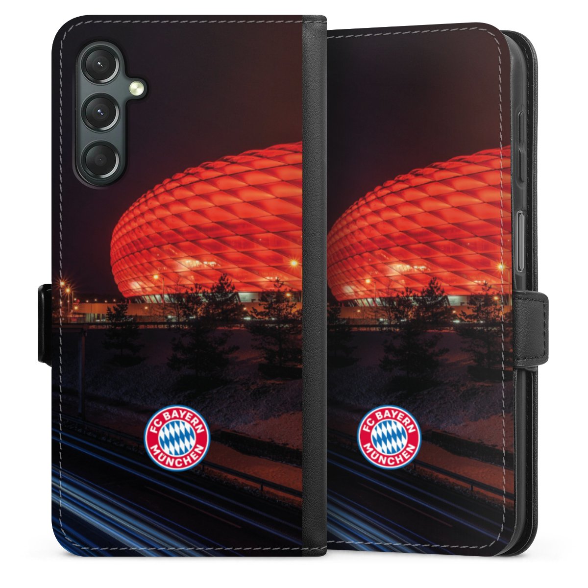 Allianz Arena bei Nacht FCB