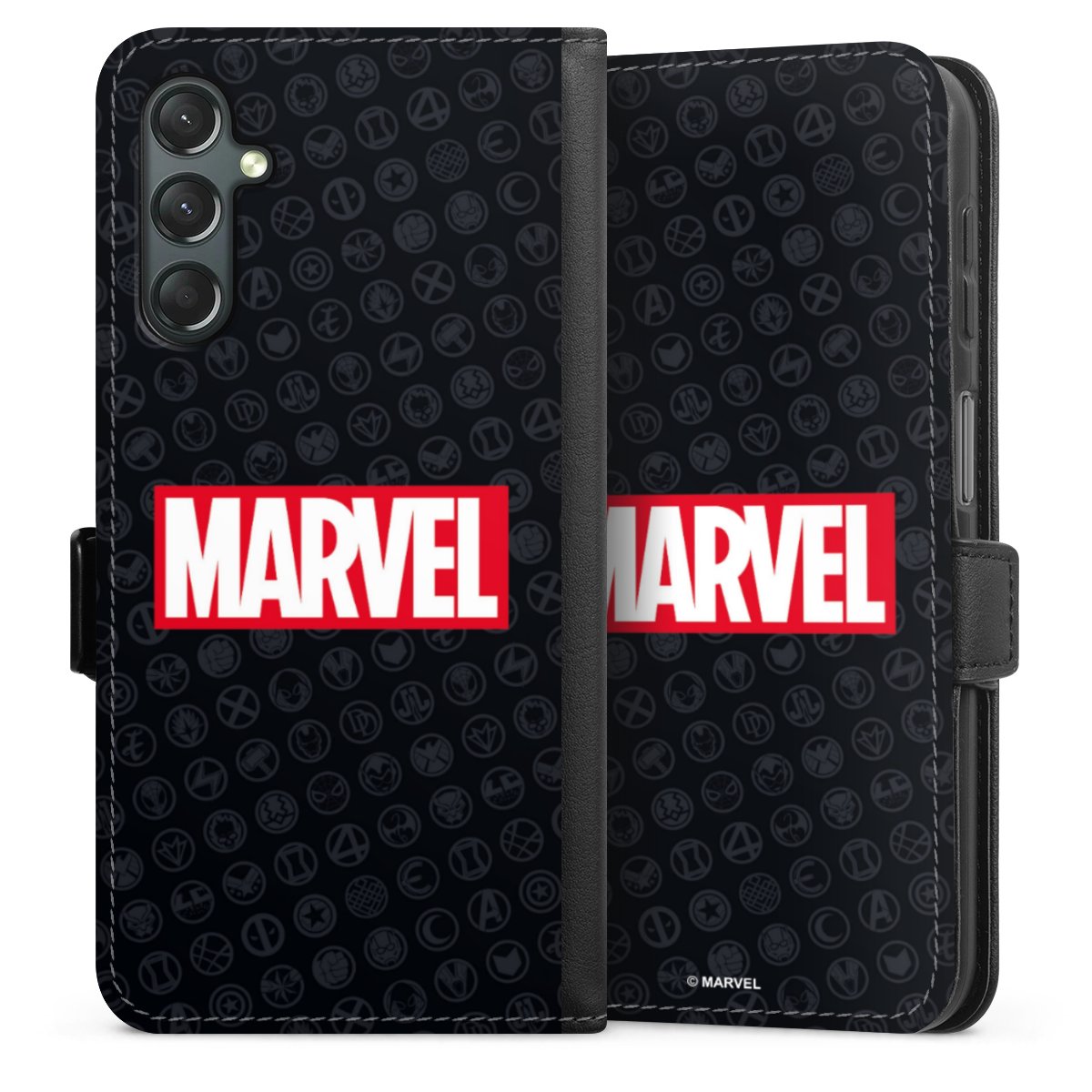 Marvel Logo Black Red 