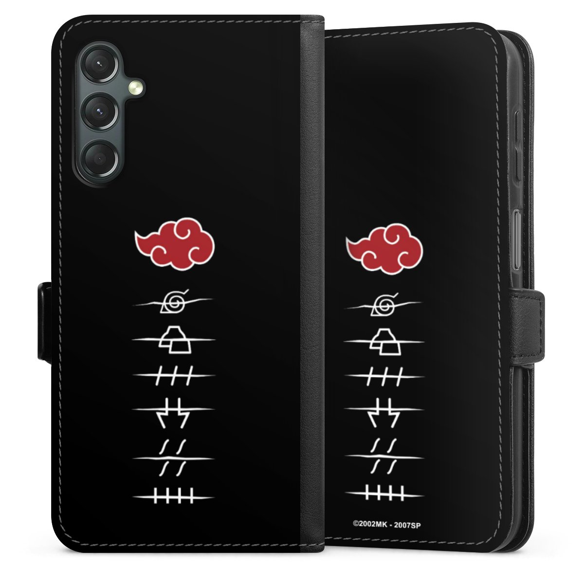 Symboles des membres de l'Akatsuki noirs