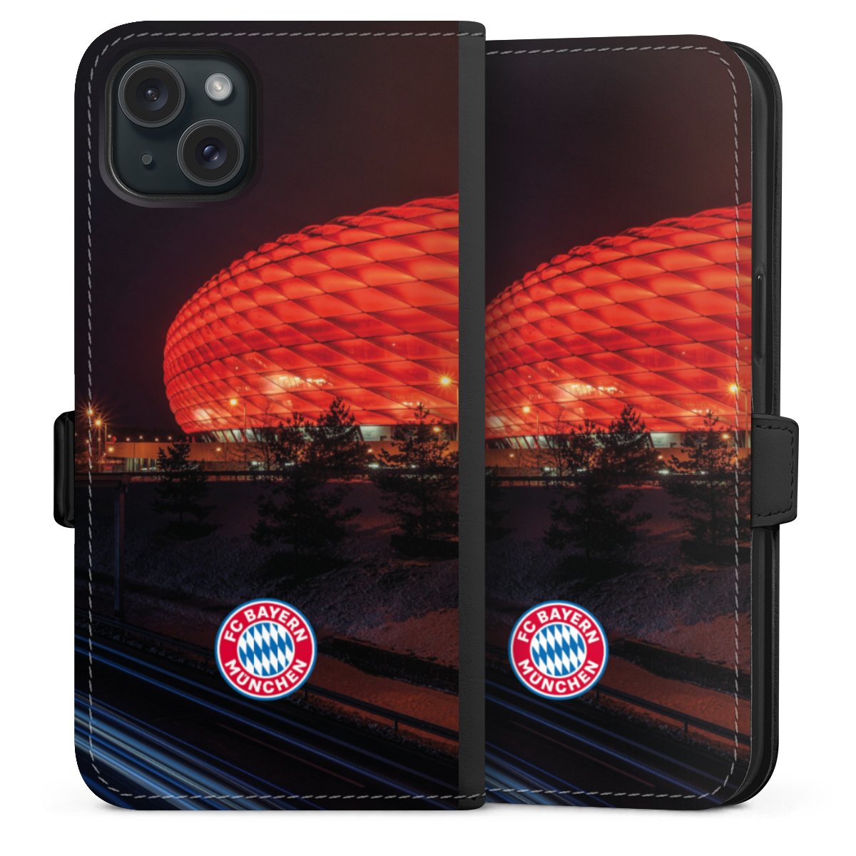 Allianz Arena bei Nacht FCB