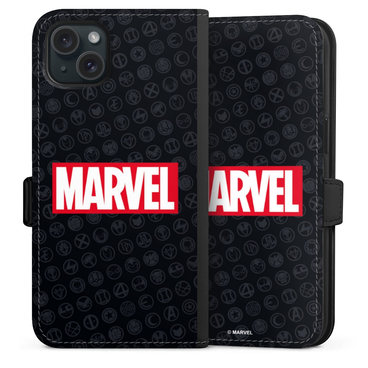 Marvel Logo Black Red 