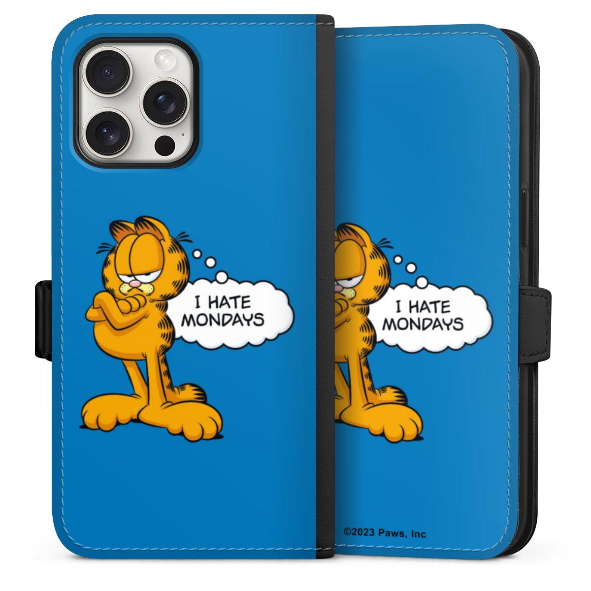 Garfield Je déteste les lundis Bleu