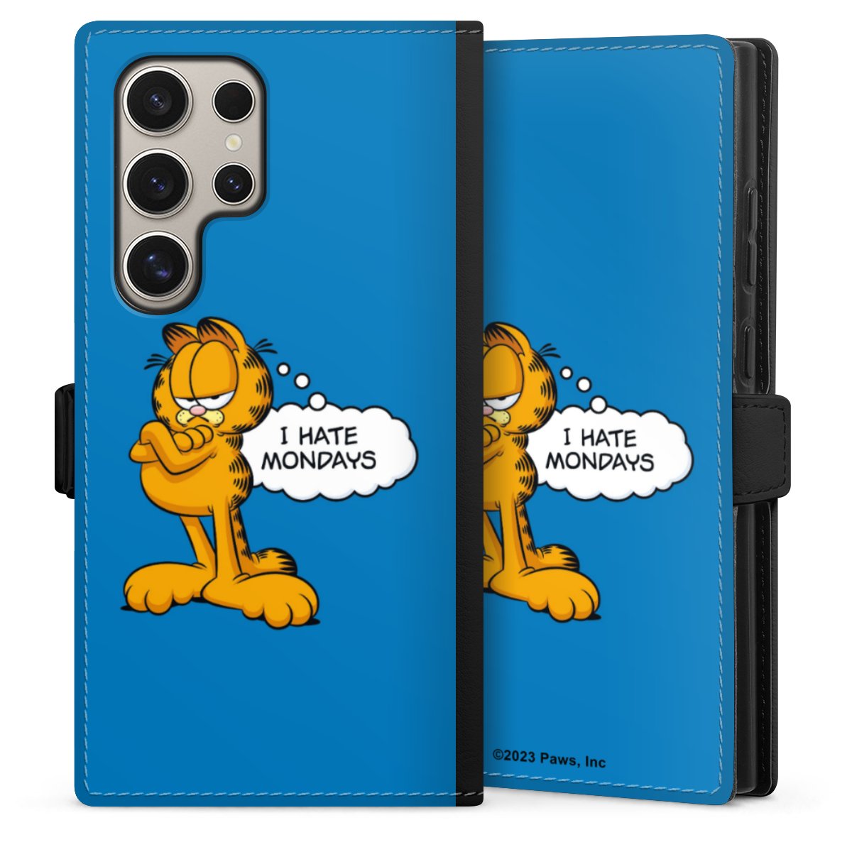 Garfield Ik haat maandagen blauw