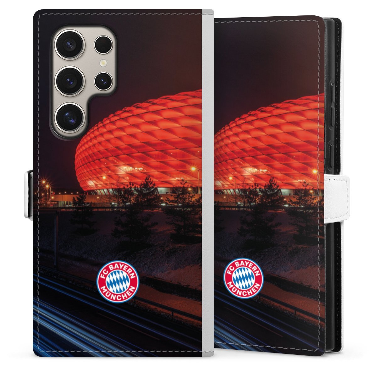 Allianz Arena bei Nacht FCB