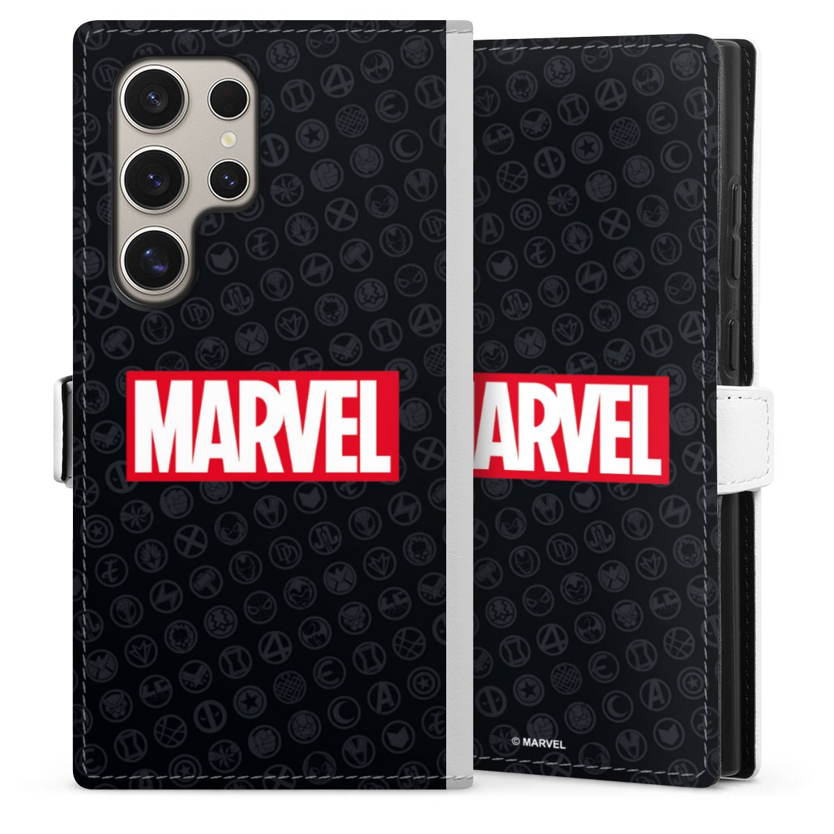 Marvel Logo Black Red 